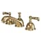 Kingston Brass KS3962FL 8" Widespread Bathroom Faucet, Polished Brass KS3962FL - alternate 1